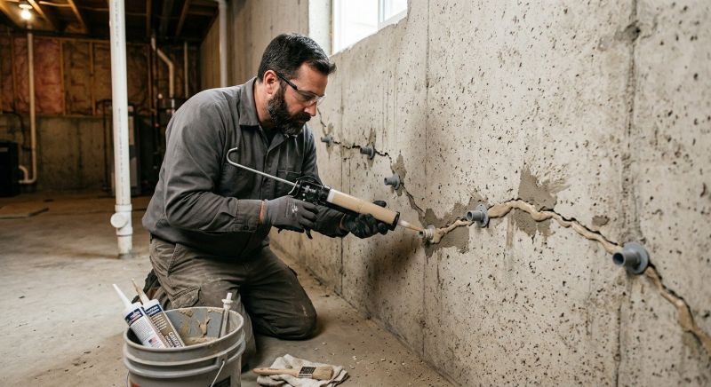 Basement Crack Repair in Columbus, OH