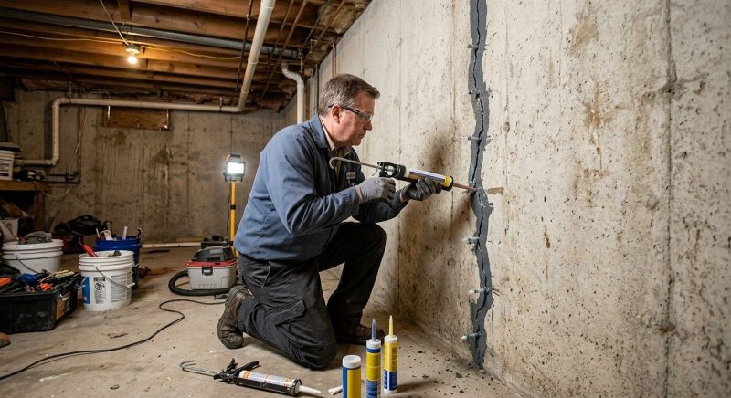 Basement Crack Repair in Sarasota, FL