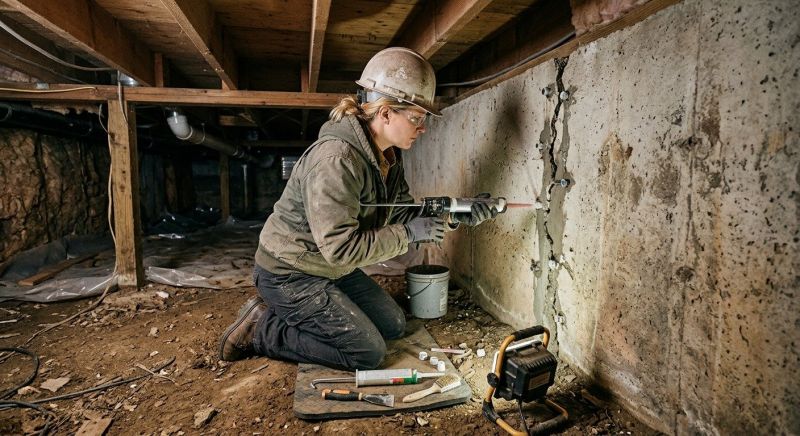 Basement Foundation Repair in Fort Collins, CO