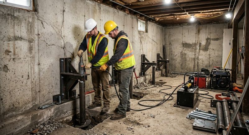 Basement Stabilization in Fort Collins, CO