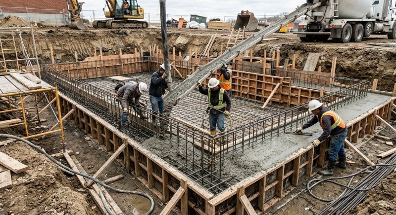 Concrete Basement Pouring in Greenville, SC