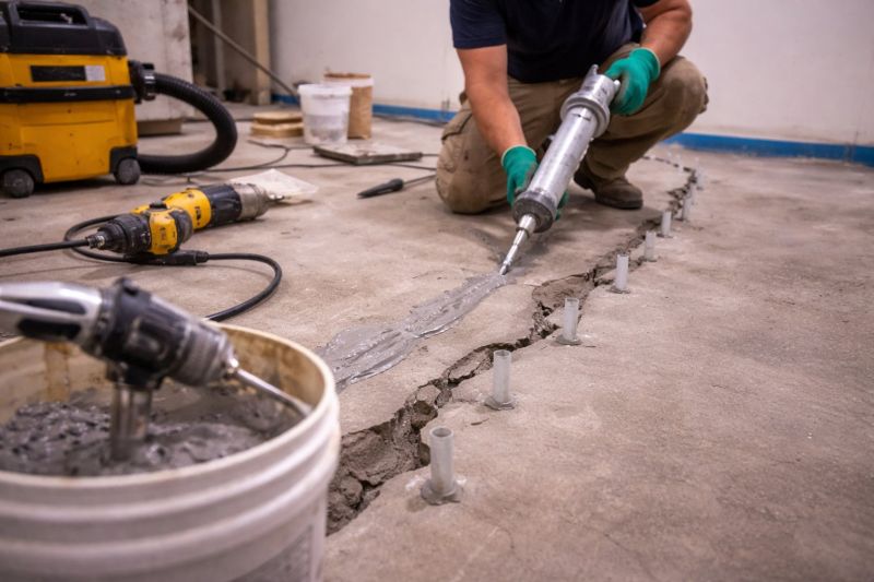 Cracked Basement Floor Repair in Fort Collins, CO