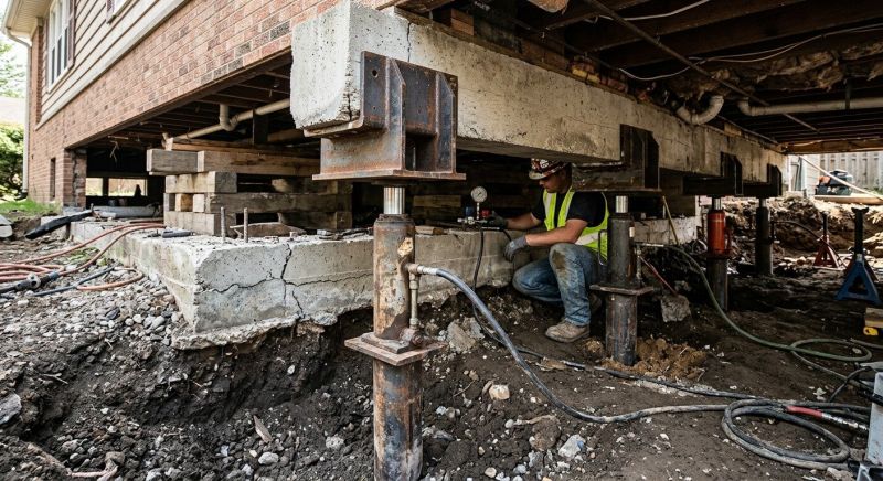 Foundation Lifting in Columbus, OH