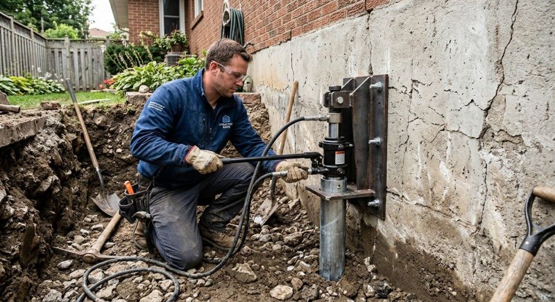 Foundation Pier Leveling in Columbus, OH
