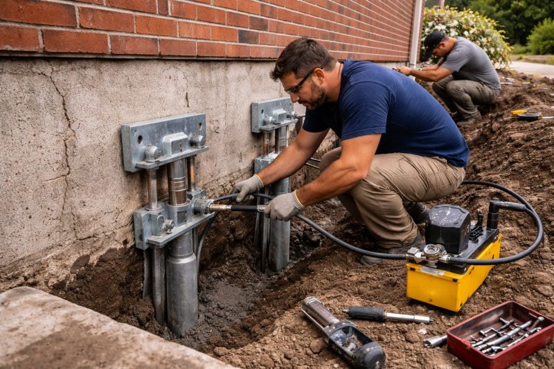 Foundation Pier Repair in Columbus, OH
