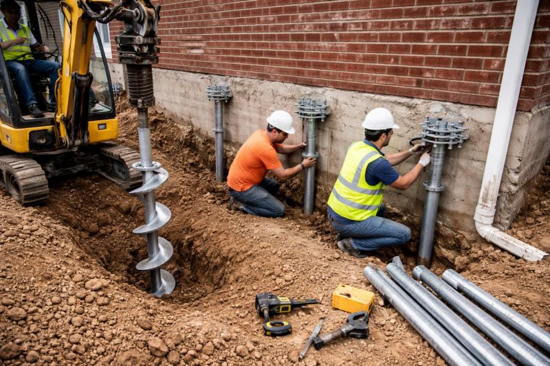 Helical Piers Installation in Fort Collins, CO