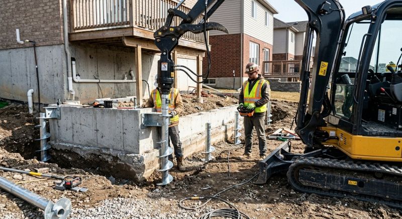 Helical Piers Installation in Tampa, FL