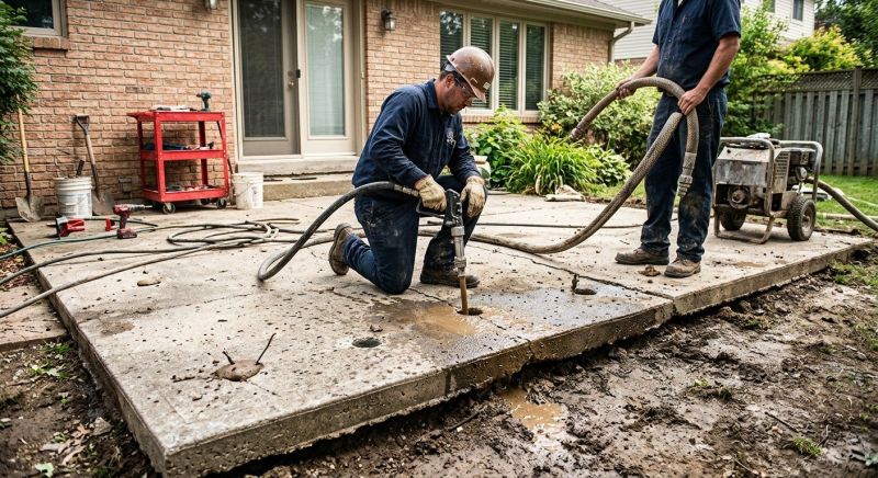 Patio Leveling in Columbus, OH
