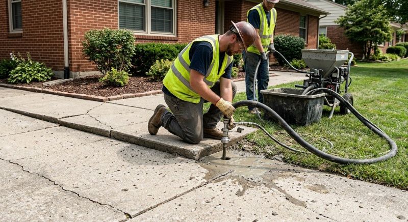 Patio Mudjacking in Columbus, OH