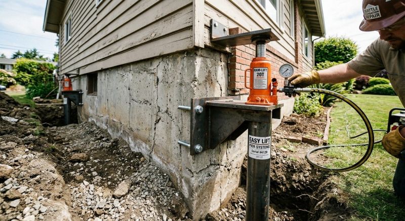 Sinking Foundation Lifting in Fort Collins, CO
