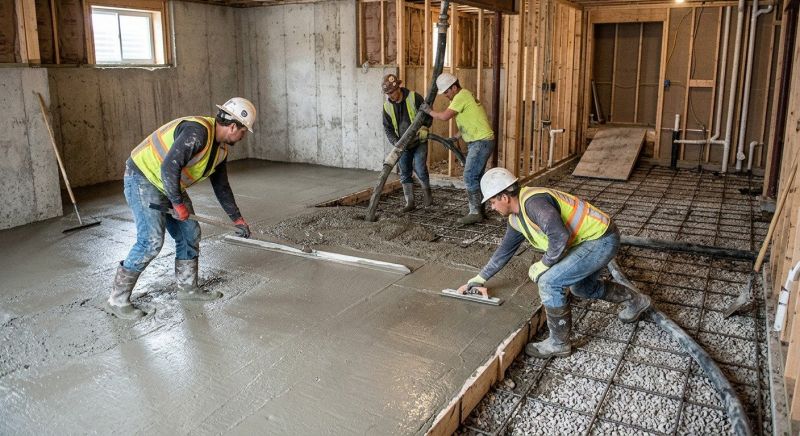 Basement Concrete Installation in Greenville, SC