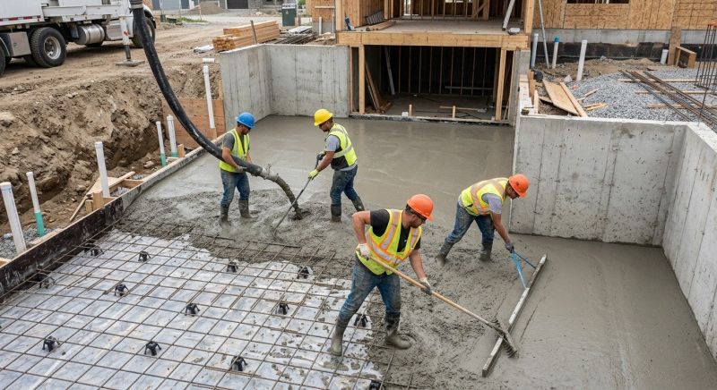 Basement Concrete Pouring in Greenville, SC