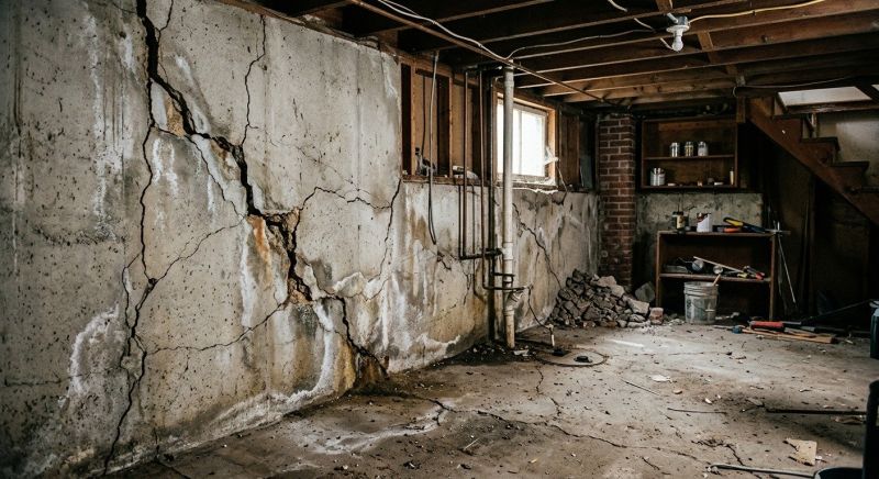 Basement Crack Repair in Greenville, SC