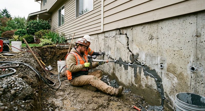 Basement Crack Repair in Tampa, FL