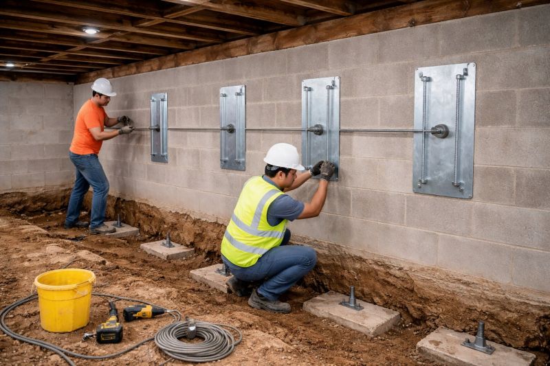 Basement Stabilization in Tampa, FL