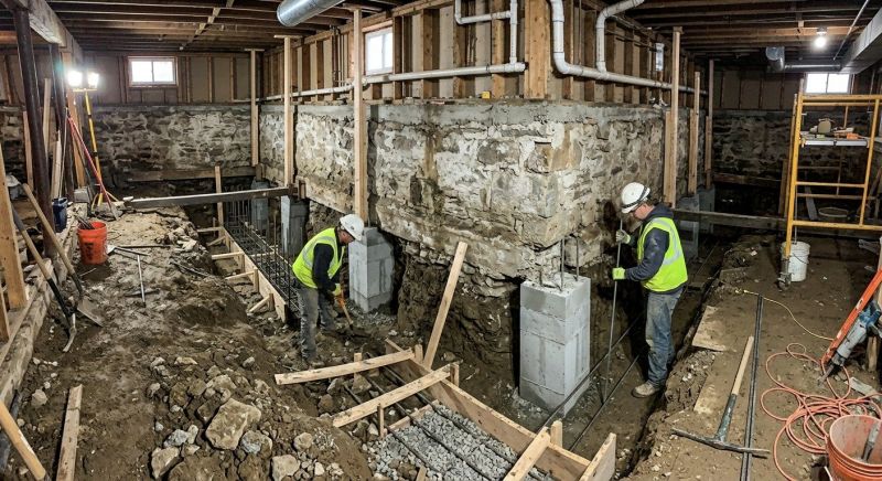 Basement Underpinning in Sarasota, FL