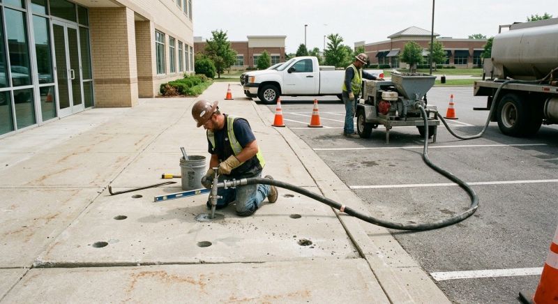 Commercial Concrete Mudjacking in Denver, CO