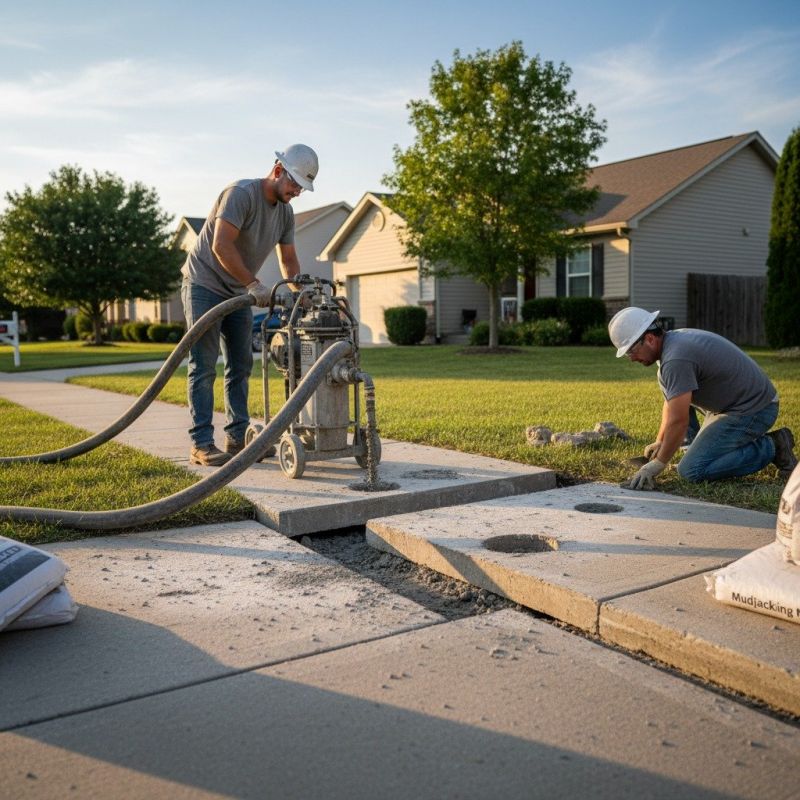 Commercial Concrete Mudjacking in Columbus, OH