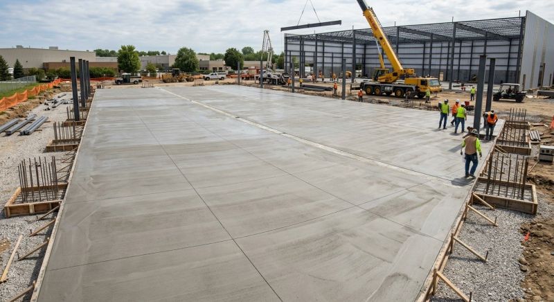 Commercial Slab Construction in Columbus, OH