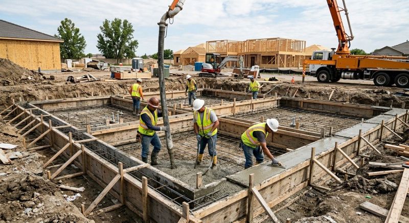 Concrete Foundation Installation in Greenville, SC