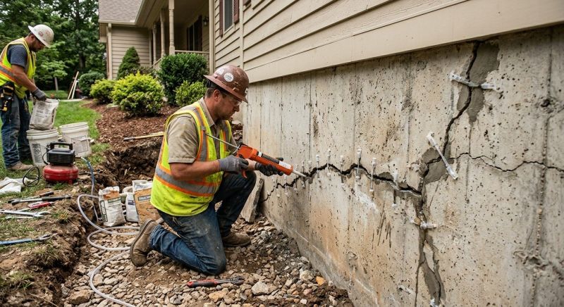Cracked Foundation Repair in Tampa, FL