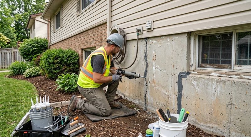 Foundation Crack Sealing in Sarasota, FL