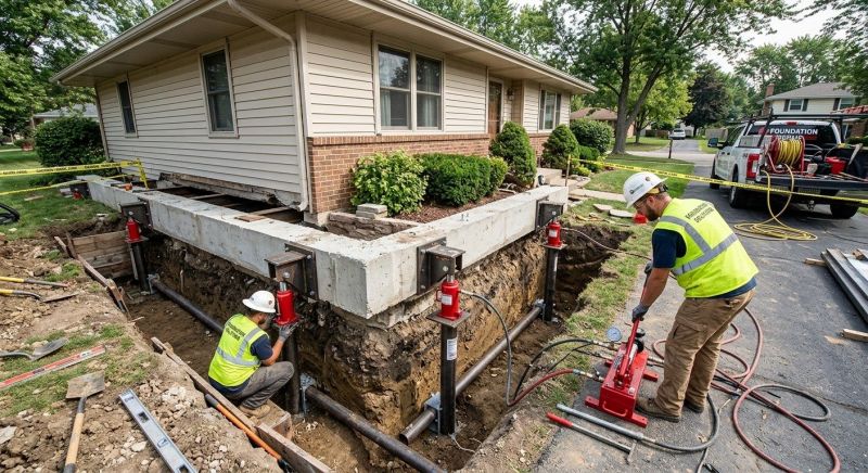 Foundation Jacking in Columbus, OH