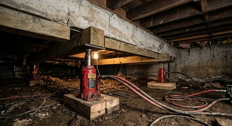 Foundation Jacking in Columbus, OH