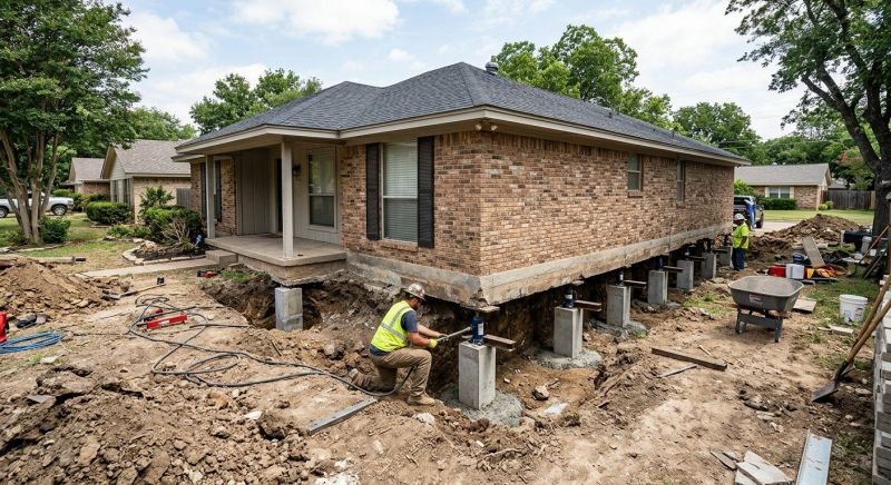Foundation Pier Leveling in Fort Collins, CO