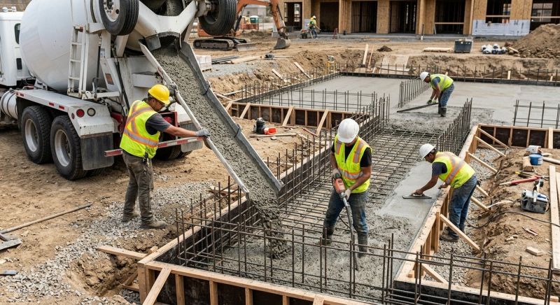 Foundation Pouring in Columbus, OH