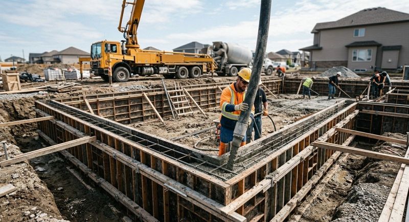 Foundation Pouring in Columbus, OH