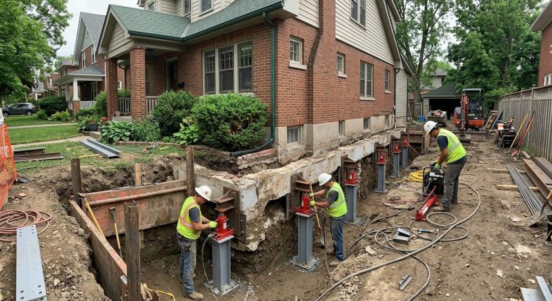Foundation Underpinning in Columbus, OH