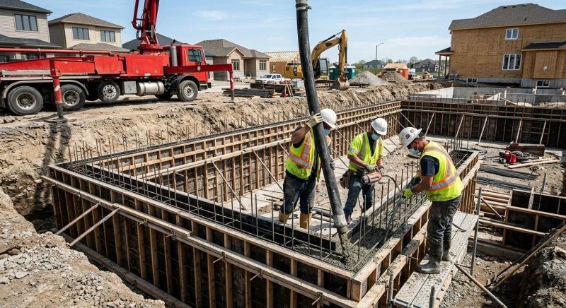 Foundation Wall Pouring in Columbus, OH