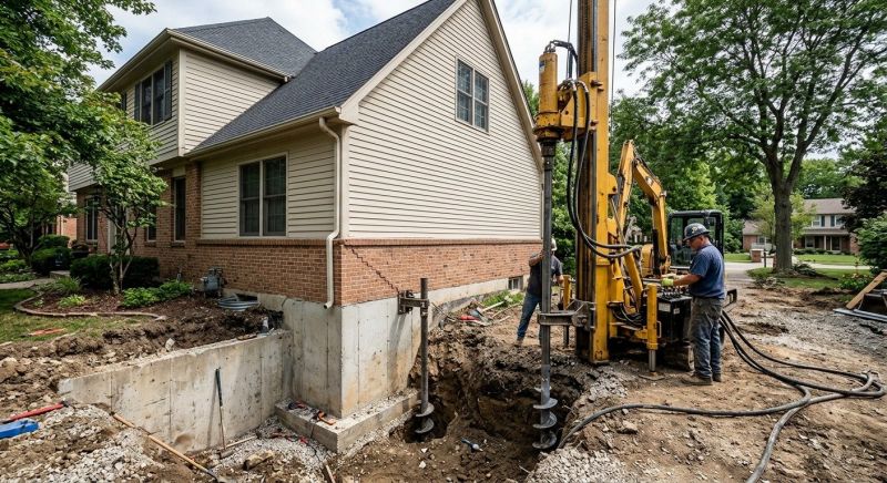 Helical Piers Installation in Sarasota, FL