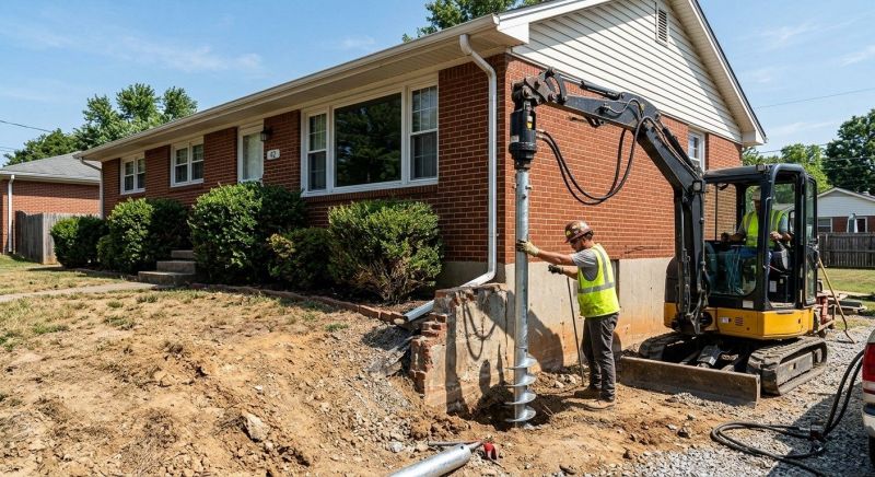 Helical Pile Installation in Tampa, FL