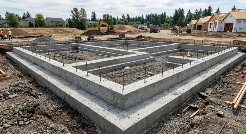 House Footing Construction in Greenville, SC