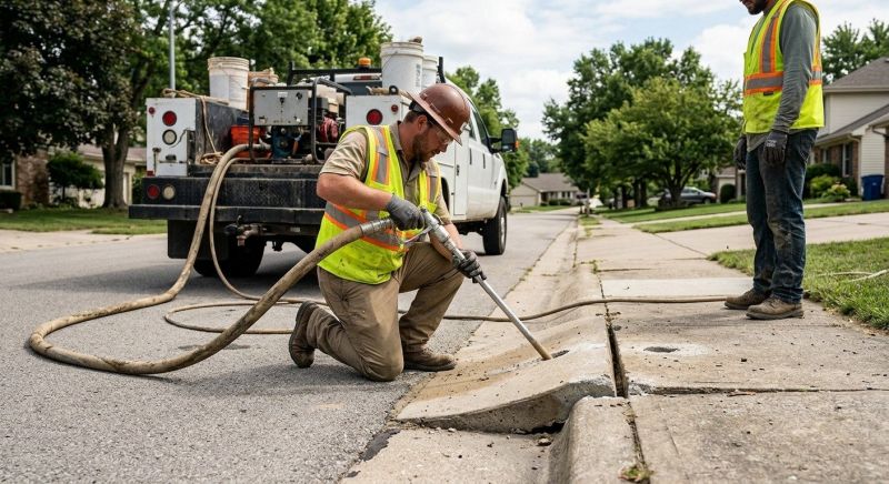 Pavement Leveling in Des Moines, IA