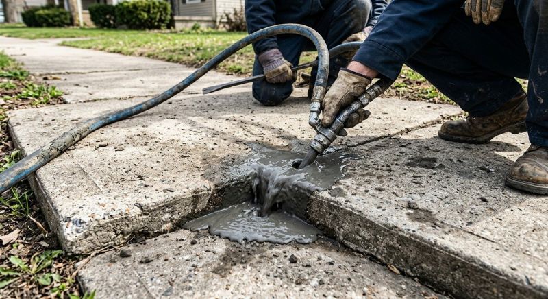 Sidewalk Leveling in San Antonio, TX
