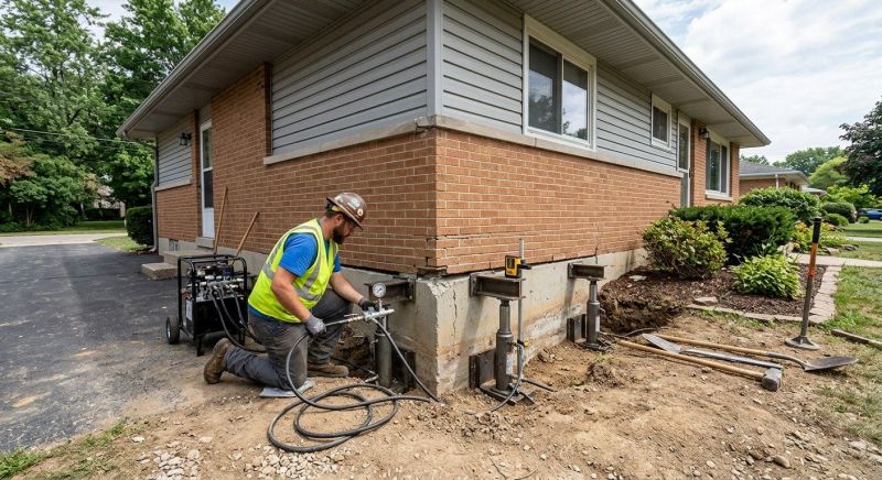 Sinking Foundation Lifting in Sarasota, FL