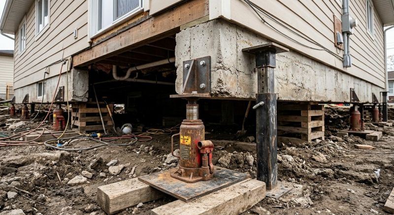 Sinking Foundation Lifting in Fort Collins, CO