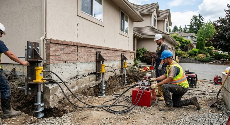 Sinking Foundation Lifting in Fort Collins, CO