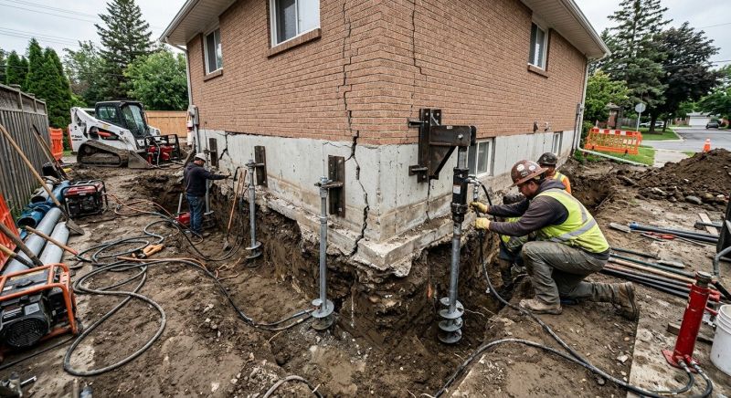 Sinking Foundation Repair in Fort Collins, CO