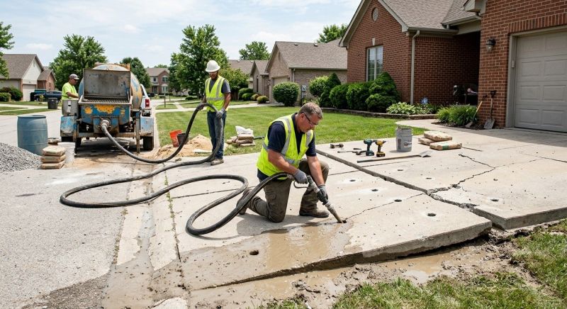 Slab Raising in Columbus, OH