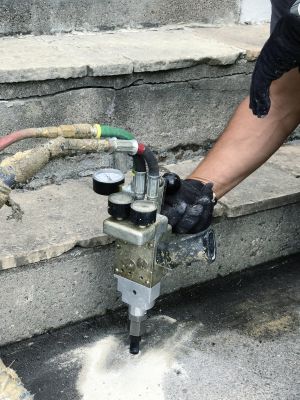 Sunken Patio Repair in West Des Moines, IA
